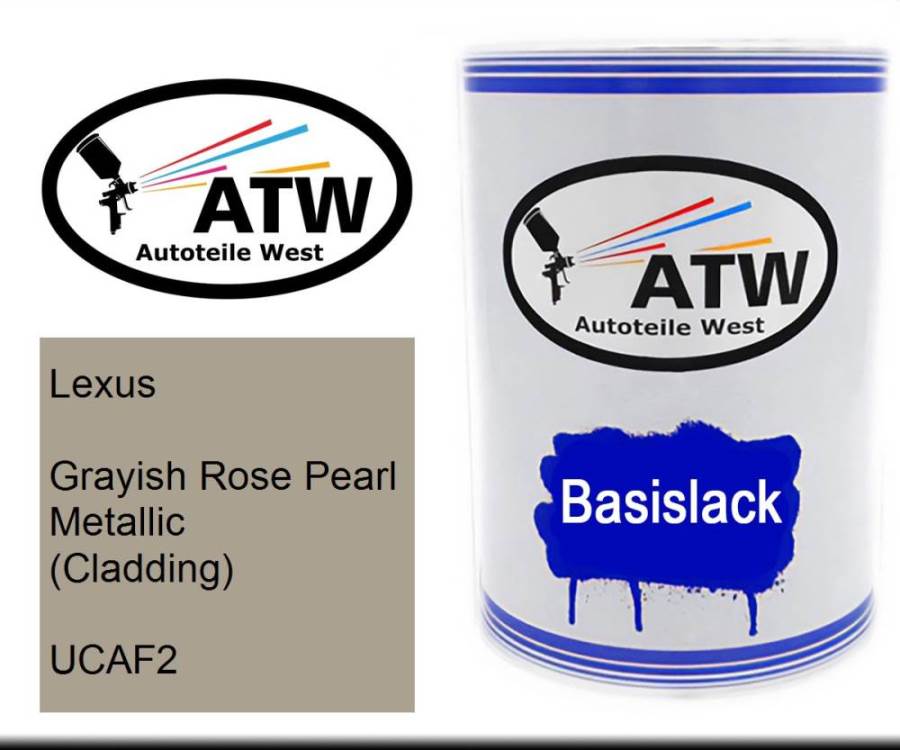 Lexus, Grayish Rose Pearl Metallic (Cladding), UCAF2: 500ml Lackdose, von ATW Autoteile West.